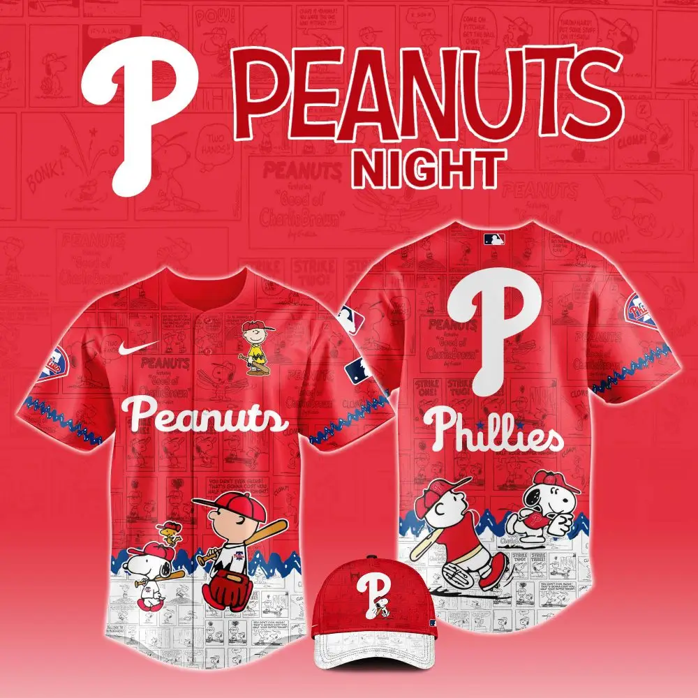 Peanuts Night Phillies Jersey – Limited Edition Collectible Gear!