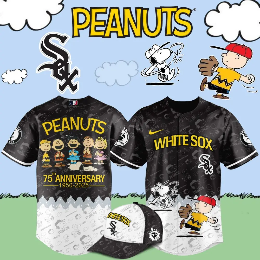 Peanuts X White Sox 75Th Anniversary Jersey - Limited Edition Peanuts X White Sox 75Th Anniversary Jersey - Limited Edition - Image 1
