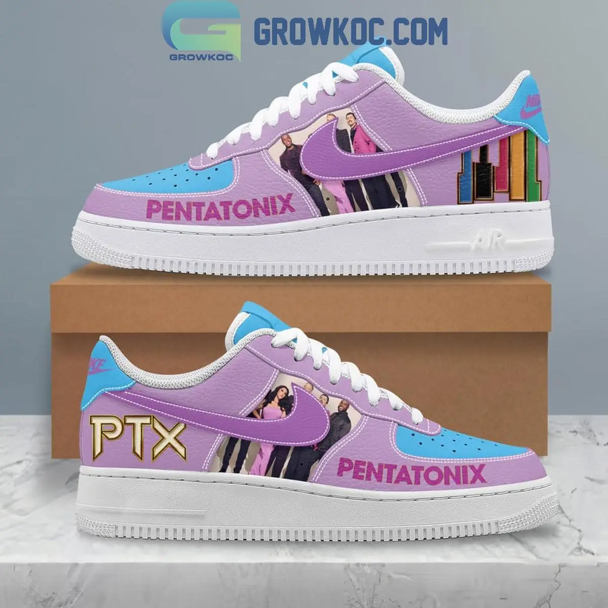 Pentatonix PTX God Rest Ye Merry Gentlemen Air Force 1 Shoes
