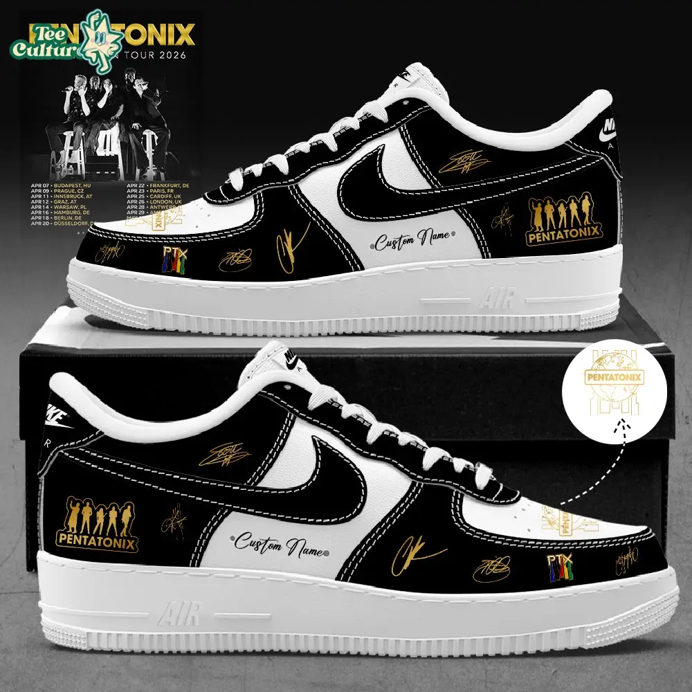 Pentatonix UK / EUROPEAN 2026 TOUR Custom Name Shoes AF