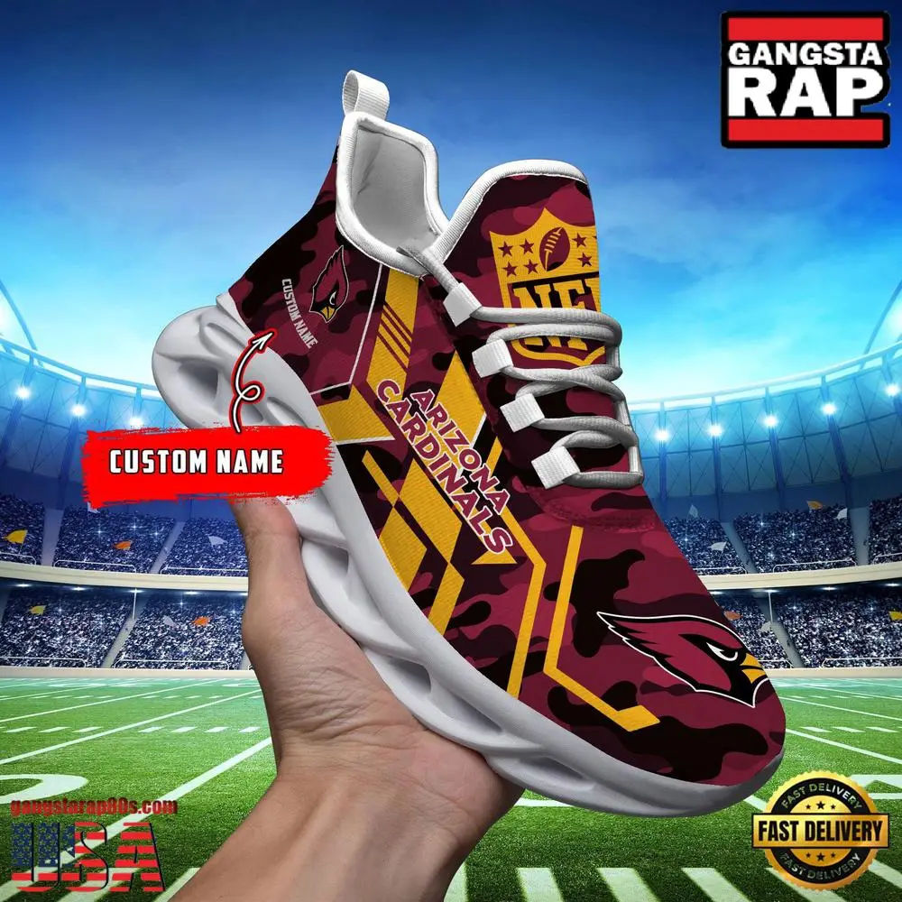 Personalized Arizona Cardinals NFL Sport Team Clunky Max Soul Shoes
