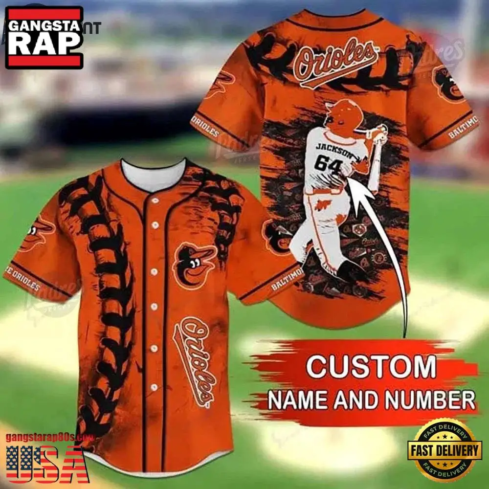 Personalized Baltimore Orioles MLB Summer Baseball Jersey Shirt