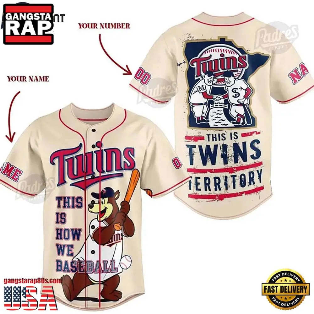 Personalized MLB Minnesota Twins Summer Baseball Jersey Shirt