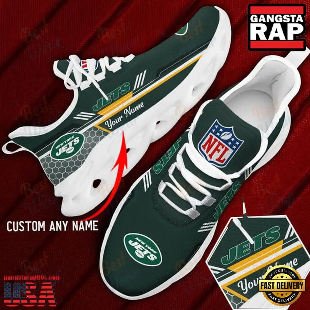 Personalized New York Jets NFL Sport Max Soul Shoes