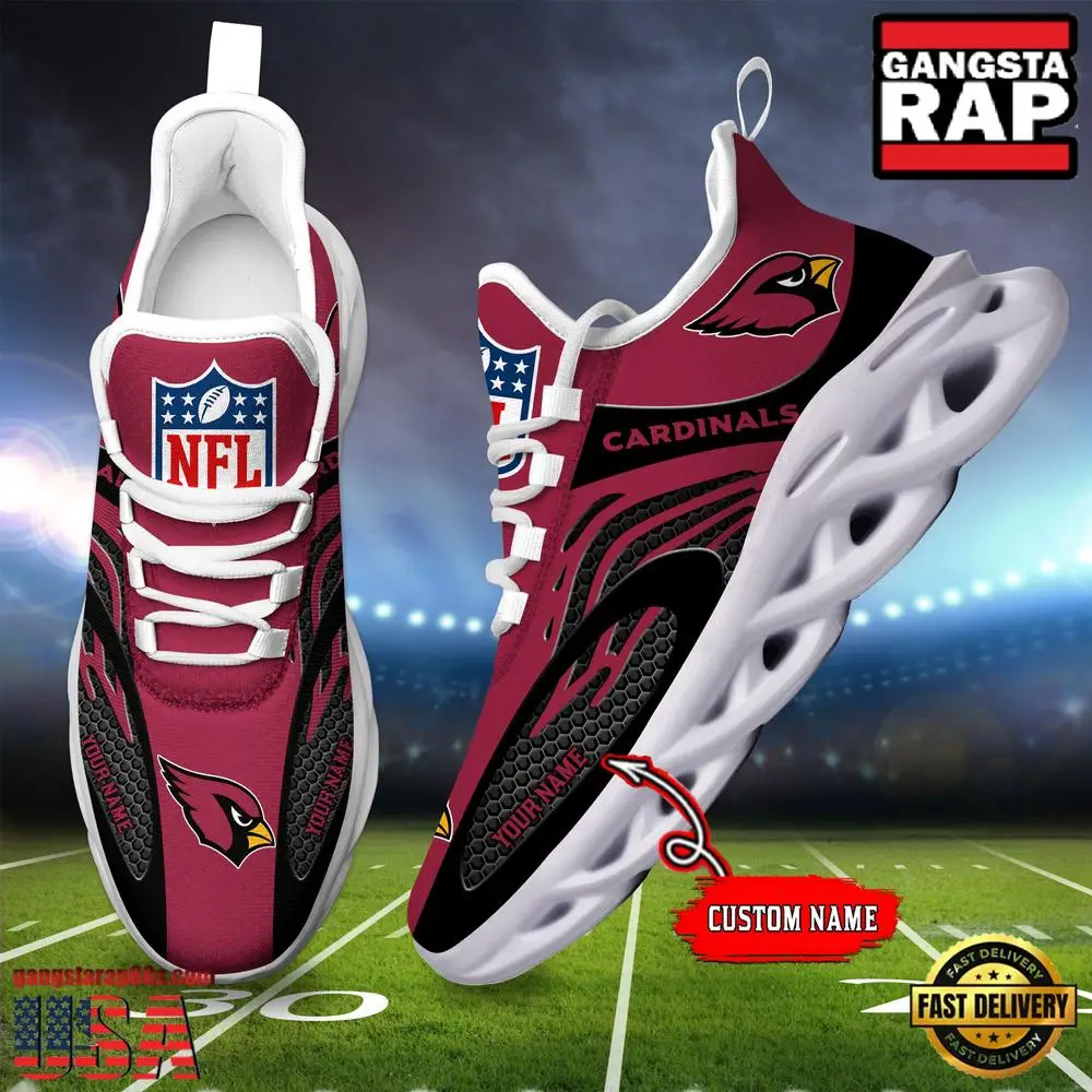 Personalized NFL Arizona Cardinals Max Soul Shoes