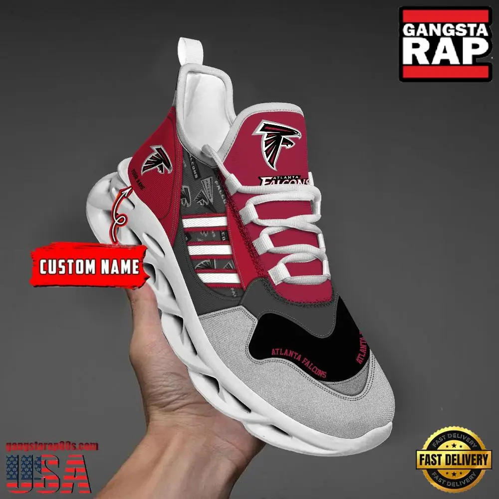 Personalized NFL Atlanta Falcons Clunky Sport Max Soul Shoes