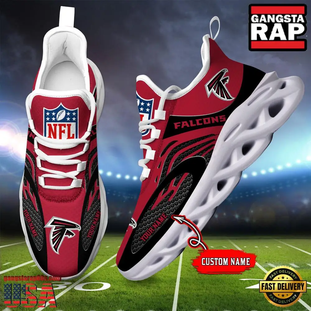 Personalized NFL Atlanta Falcons Max Soul Shoes