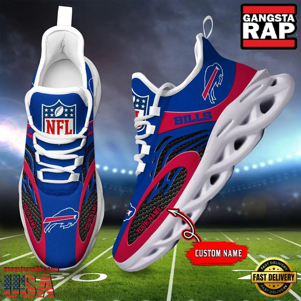 Personalized NFL Buffalo Bills Max Soul Shoes
