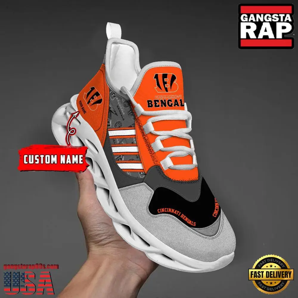 Personalized NFL Cincinnati Bengals Clunky Sport Max Soul Shoes