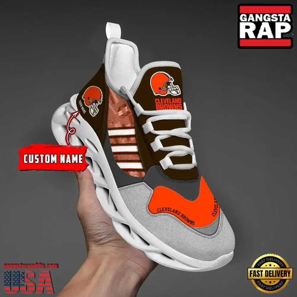 Personalized NFL Cleveland Browns Clunky Sport Max Soul Shoes