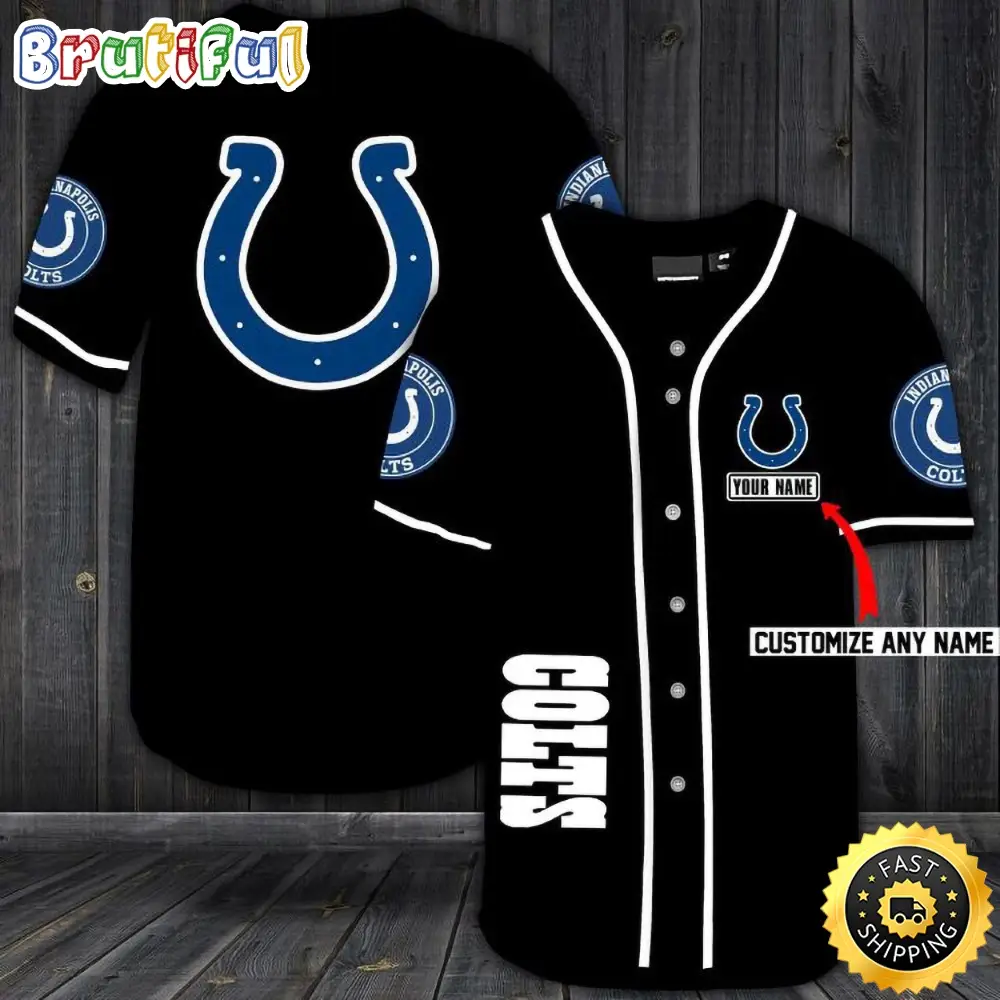 Personalized NFL Indianapolis Colts Baseball Jersey Sporty Team Jerseys