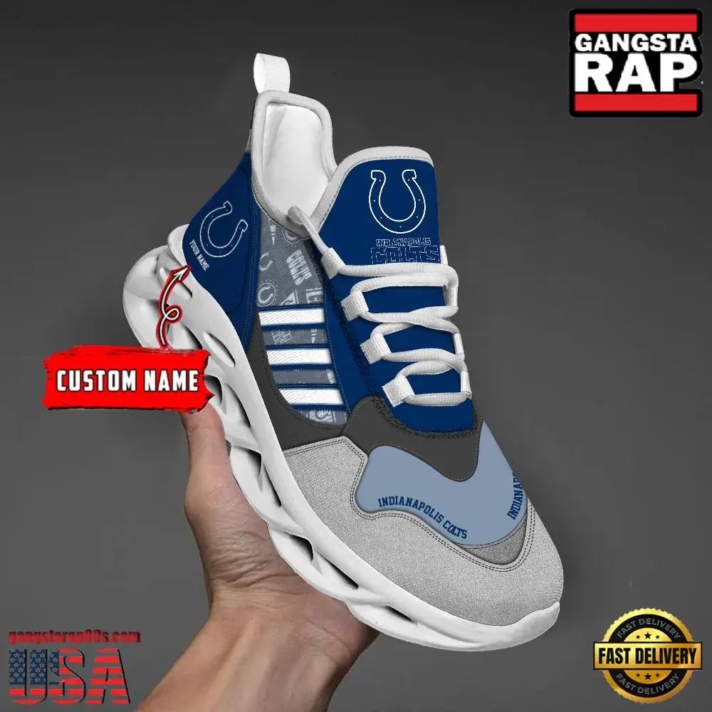 Personalized NFL Indianapolis Colts Clunky Sport Max Soul Shoes