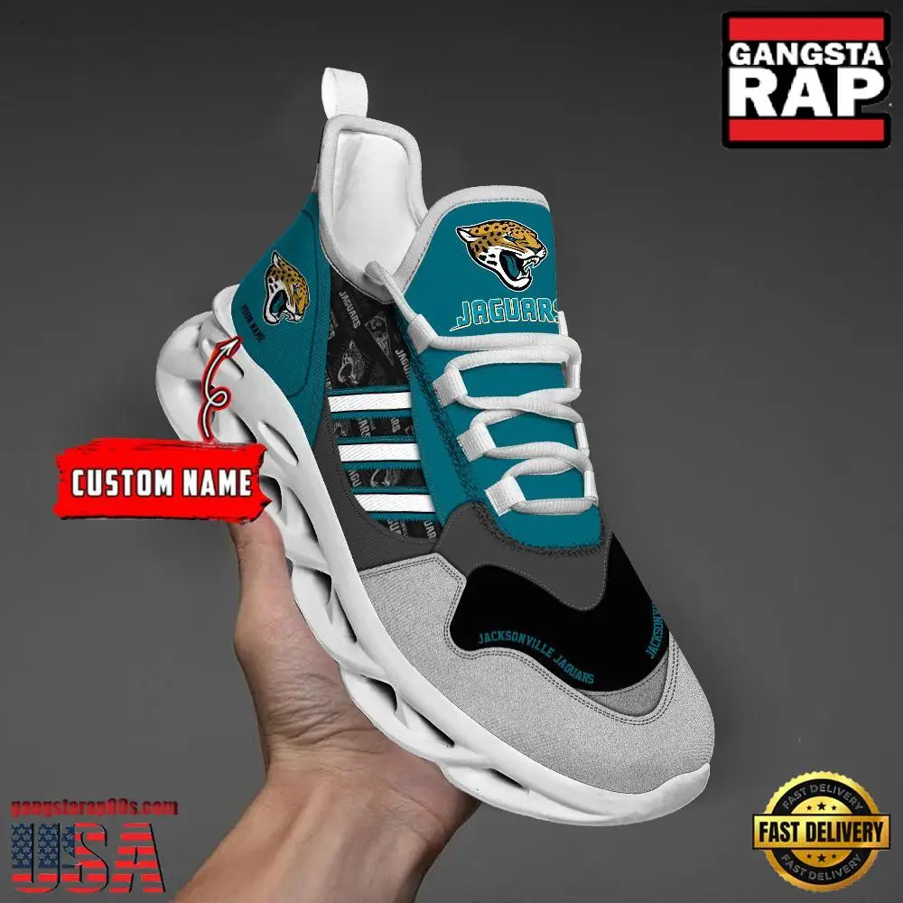 Personalized NFL Jacksonville Jaguars Clunky Sport Max Soul Shoes