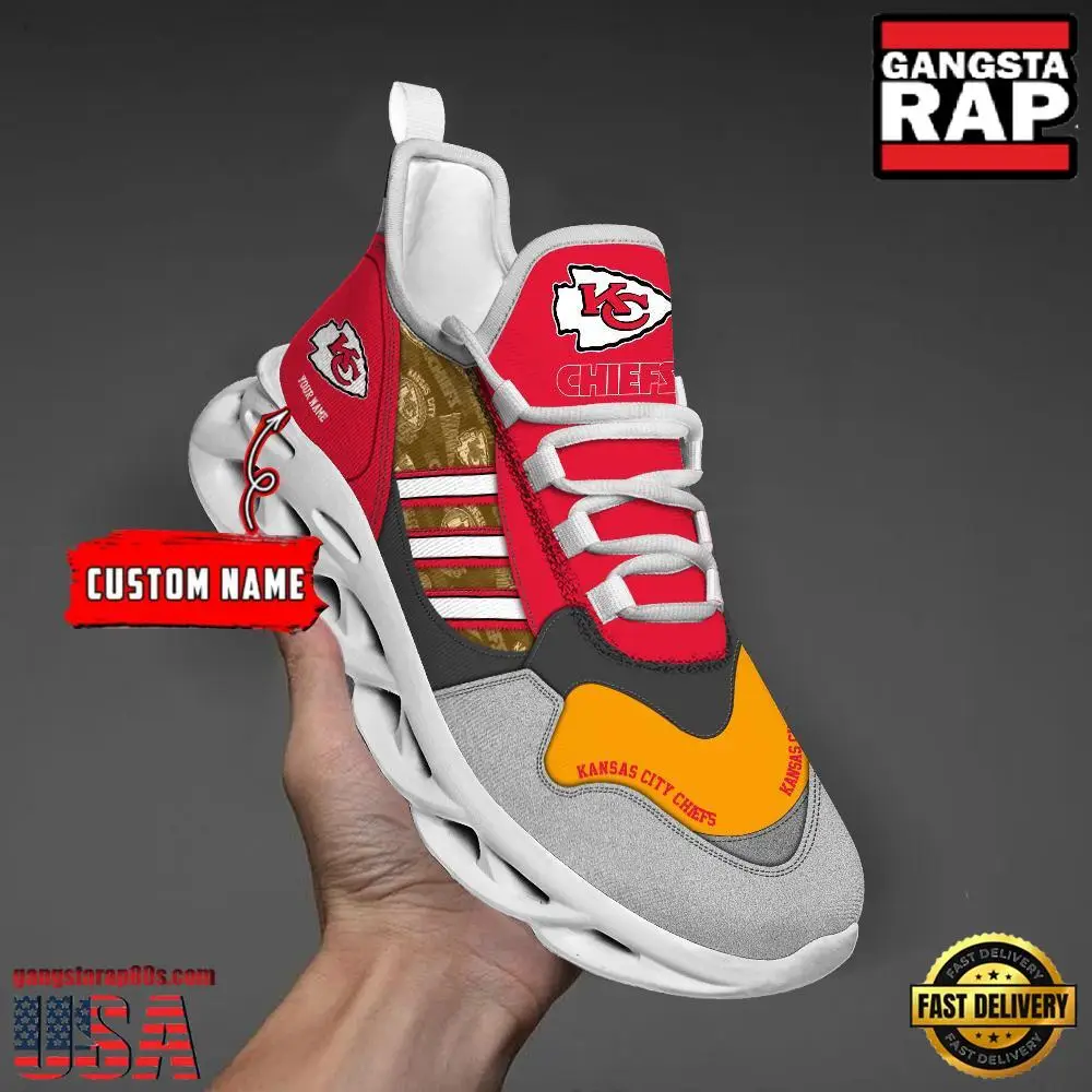 Personalized NFL Kansas City Chiefs Clunky Sport Max Soul Shoes