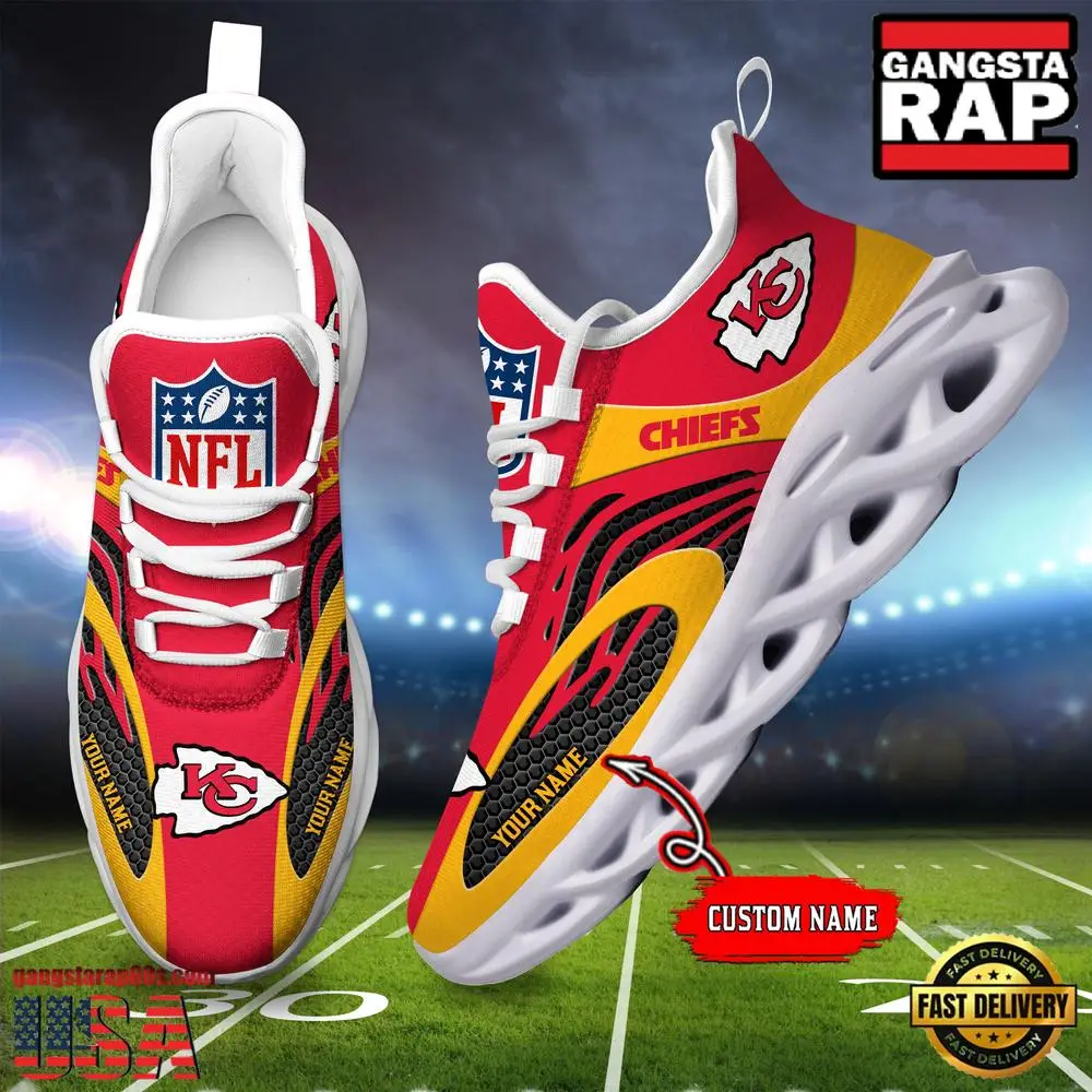 Personalized NFL Kansas City Chiefs Max Soul Shoes