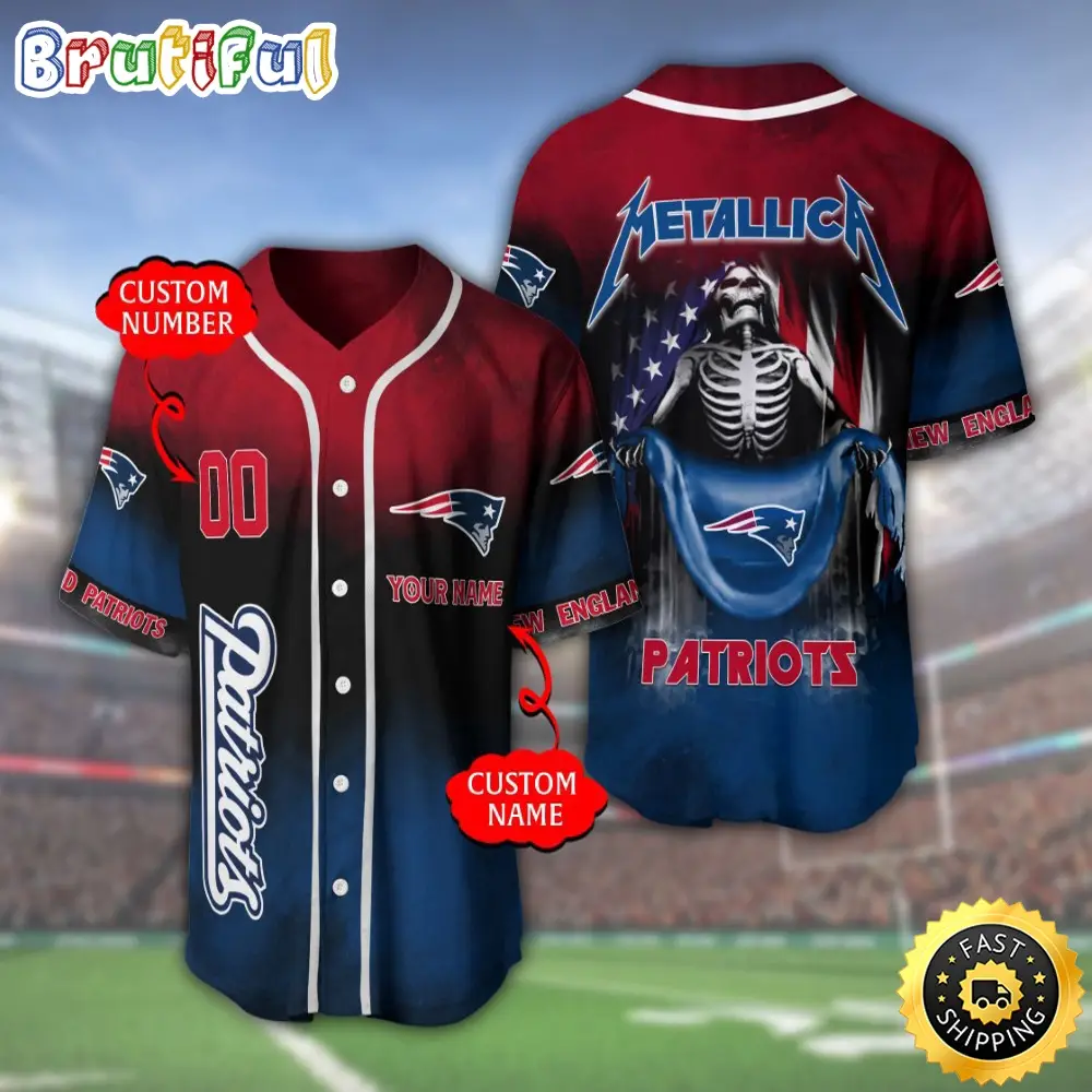 Personalized NFL New England Patriots Baseball Jersey Classic Baseball Jerseys