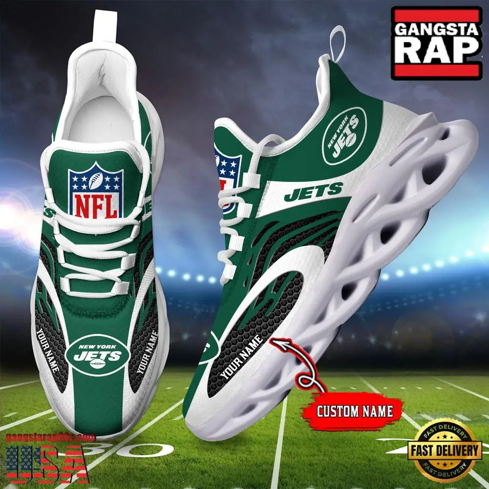 Personalized NFL New York Jets Max Soul Shoes
