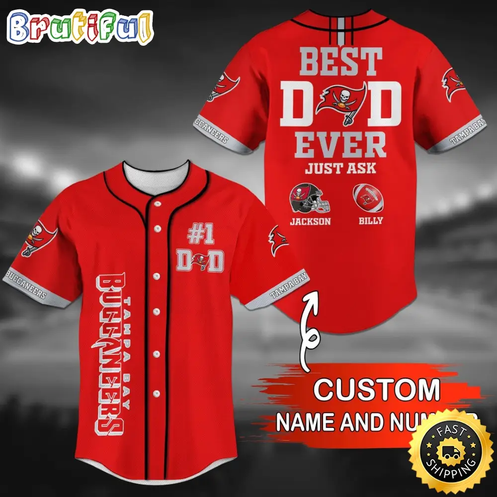 Personalized NFL Tampa Bay Buccaneers Baseball Jersey Iconic Baseball Wear