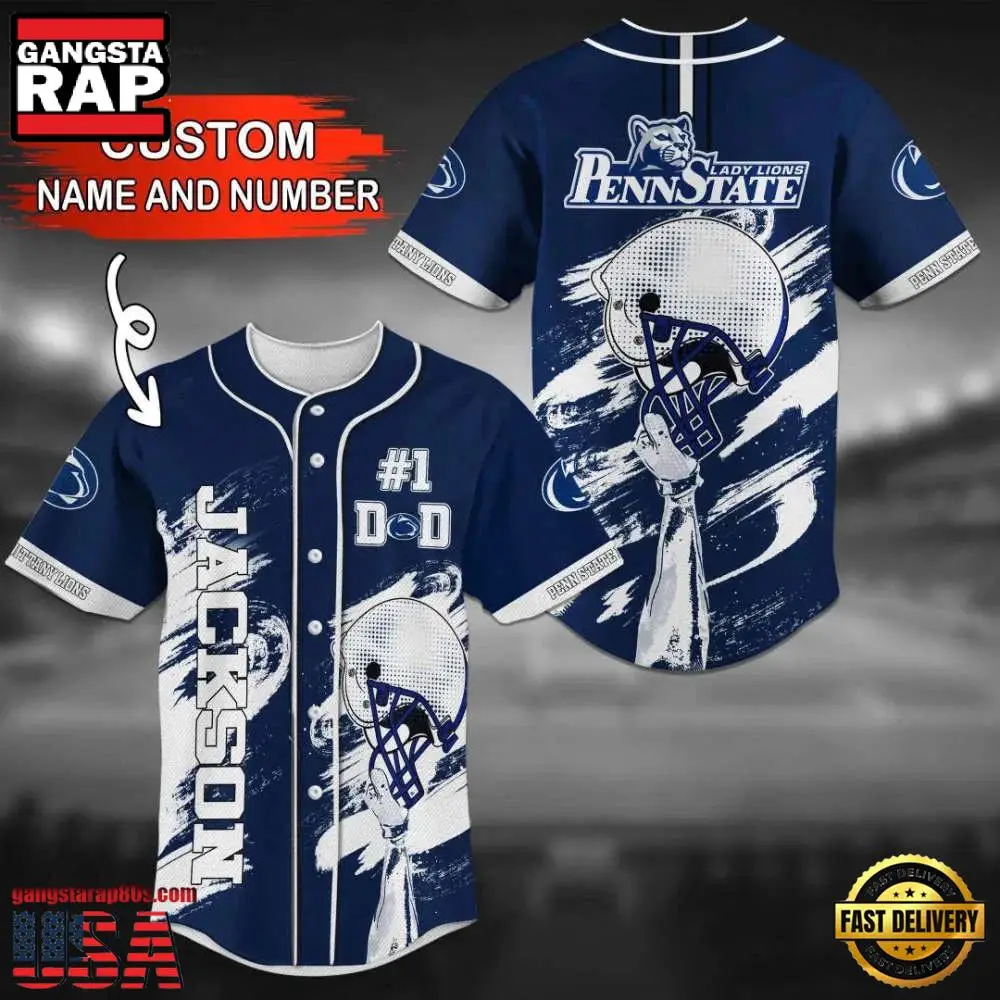 Personalized Penn State Nittany Lions Summer Baseball Jersey Shirt