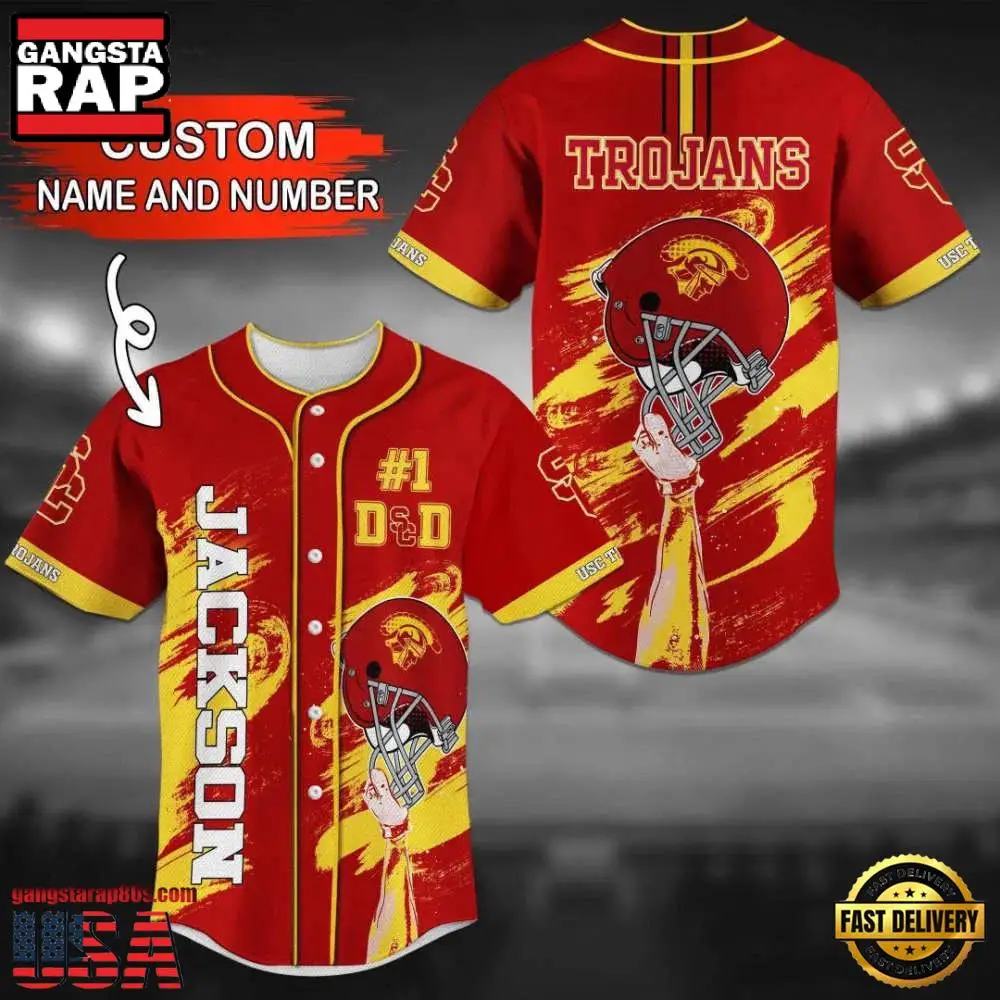 Personalized USC Trojans Summer Baseball Jersey Shirt