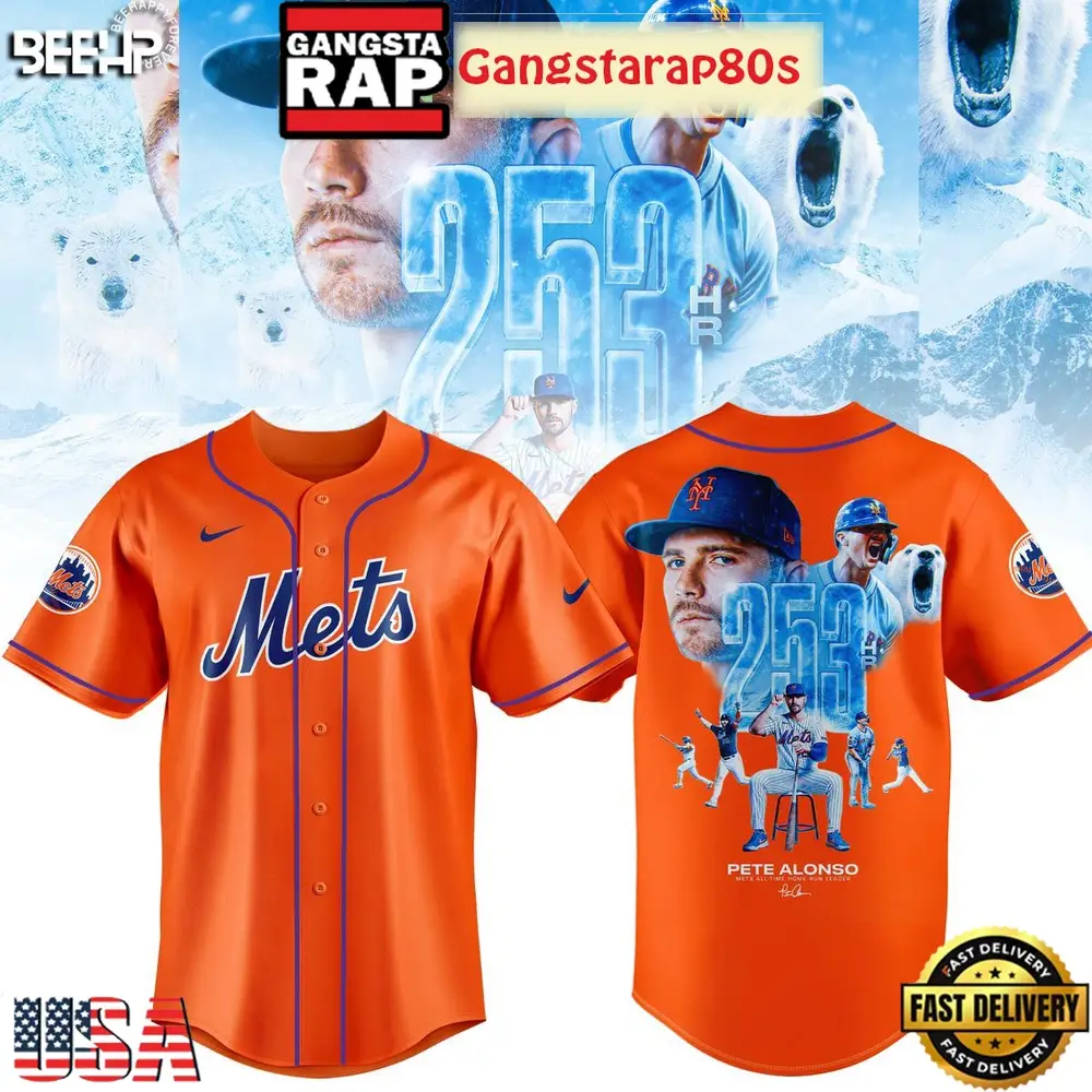 Pete Alonso Hit Home Run 253 Limited Edition Baseball Jersey
