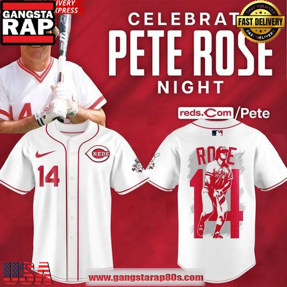 Pete Rose Cincinnati Reds 2025 Limited Edition Baseball Jersey Shirt