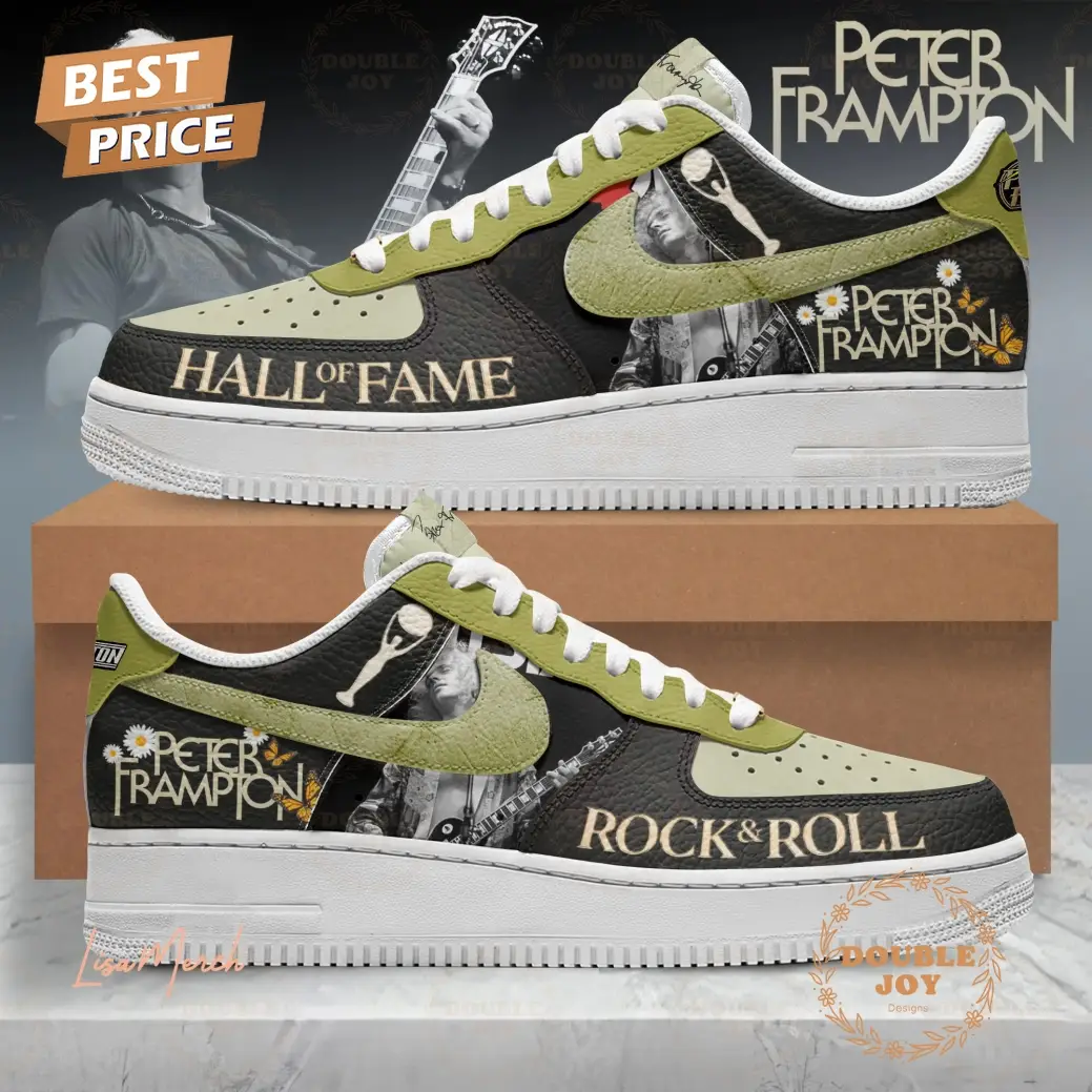 Peter Frampton Rock & Roll Hall Of Fame Air Force 1 Sneakers