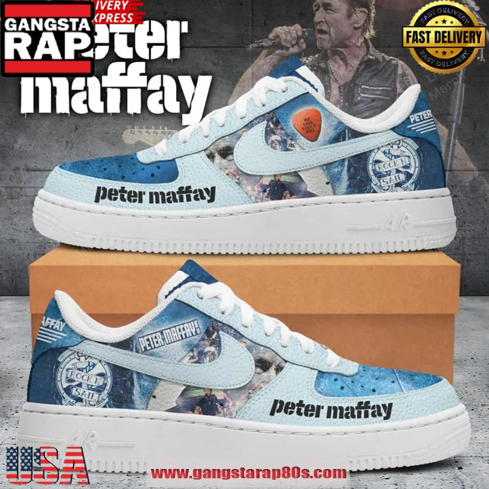 Peter Maffay Rock and Sail Limited Edition Air Force 1 Sneakers Shoes Peter Maffay Rock and Sail Limited Edition Air Force 1 Sneakers Shoes - Image 1