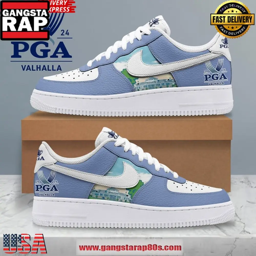 PGA Valhalla Special Edition Air Force 1 Sneakers Shoes PGA Valhalla Special Edition Air Force 1 Sneakers Shoes - Image 1