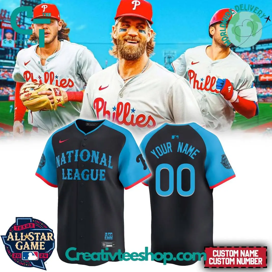 Philadelphia Phillies 2024 Mlb All Star Game Baseball Jersey Philadelphia Phillies 2024 Mlb All Star Game Baseball Jersey - Image 1