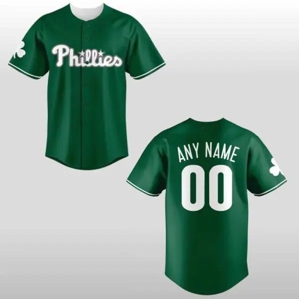 Philadelphia Phillies 2026 St Patrick’S Day Baseball Jersey