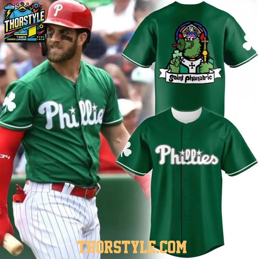 Philadelphia Phillies 2026 St Patrick'S Day Personalized Baseball Jersey