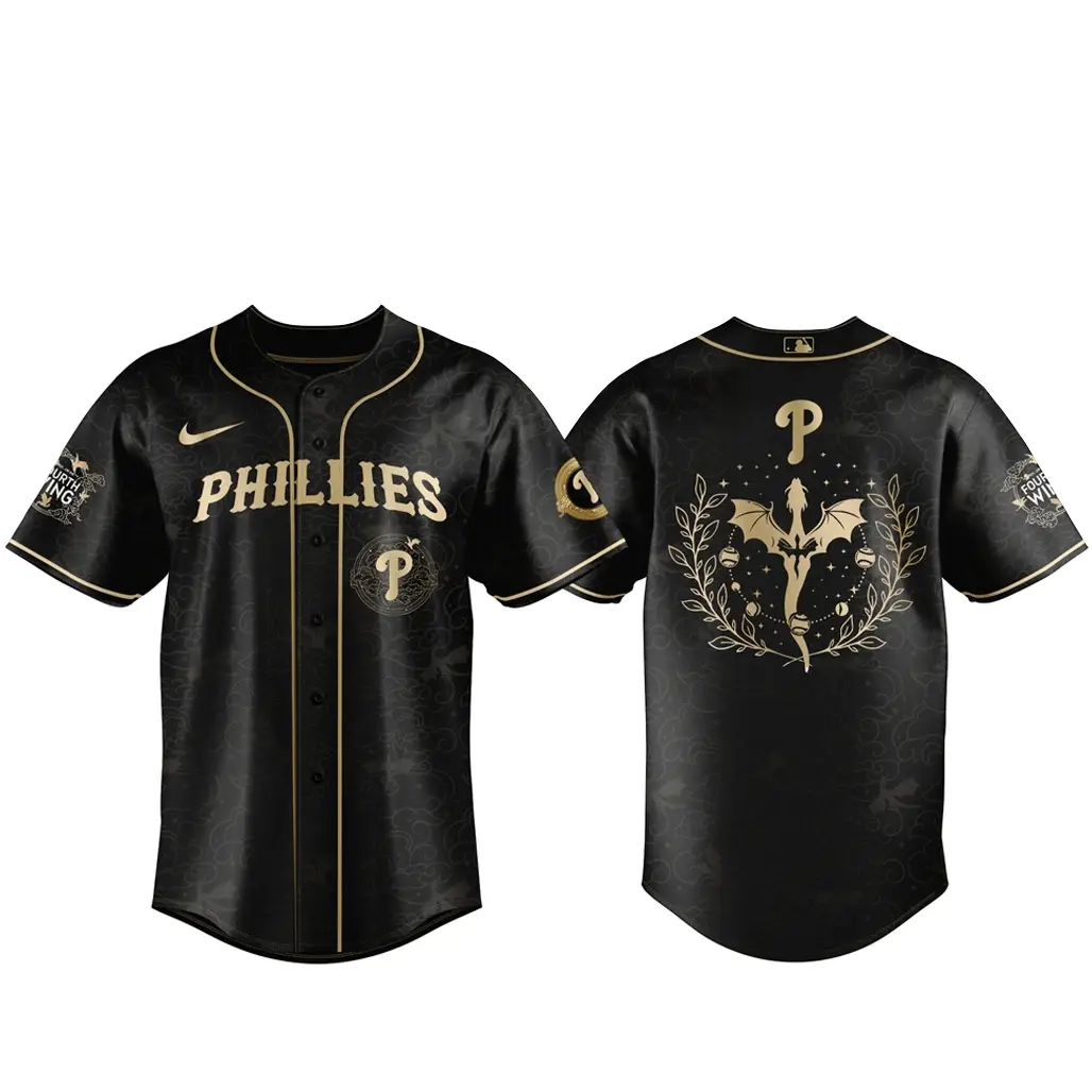 Philadelphia Phillies Fourth Wing Night 2026 Baseball Jersey - Tazila