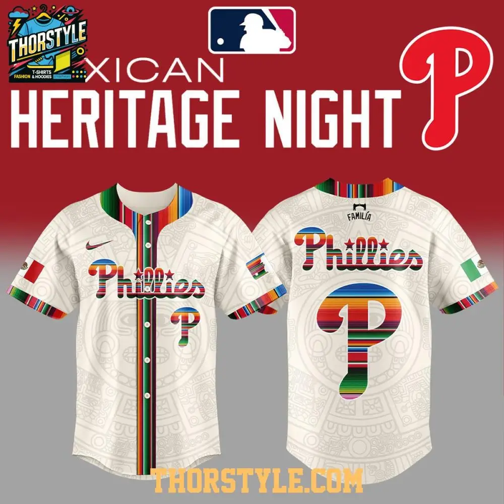 Philadelphia Phillies Mexican Heritage Familia 2025 Personalized Baseball Jersey
