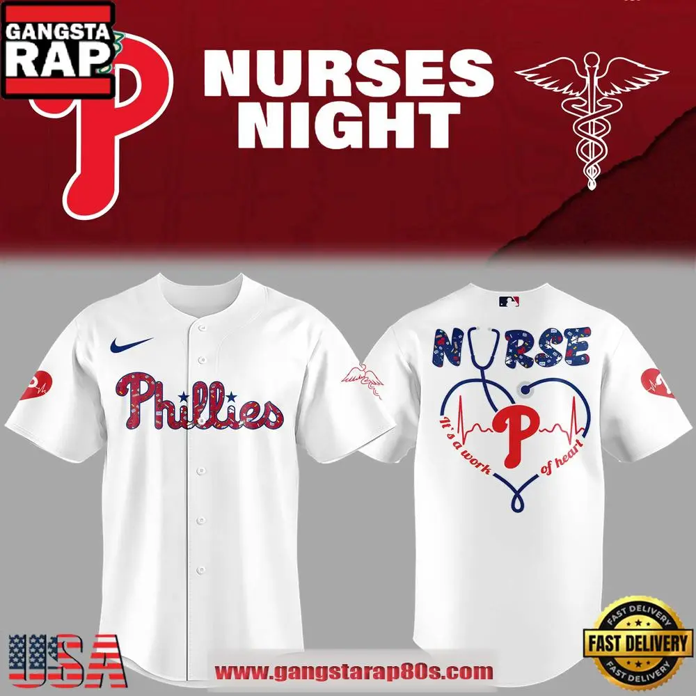 Philadelphia Phillies MLB 2026 Nurses Night Commemorative Baseball Jersey Shirt Edition