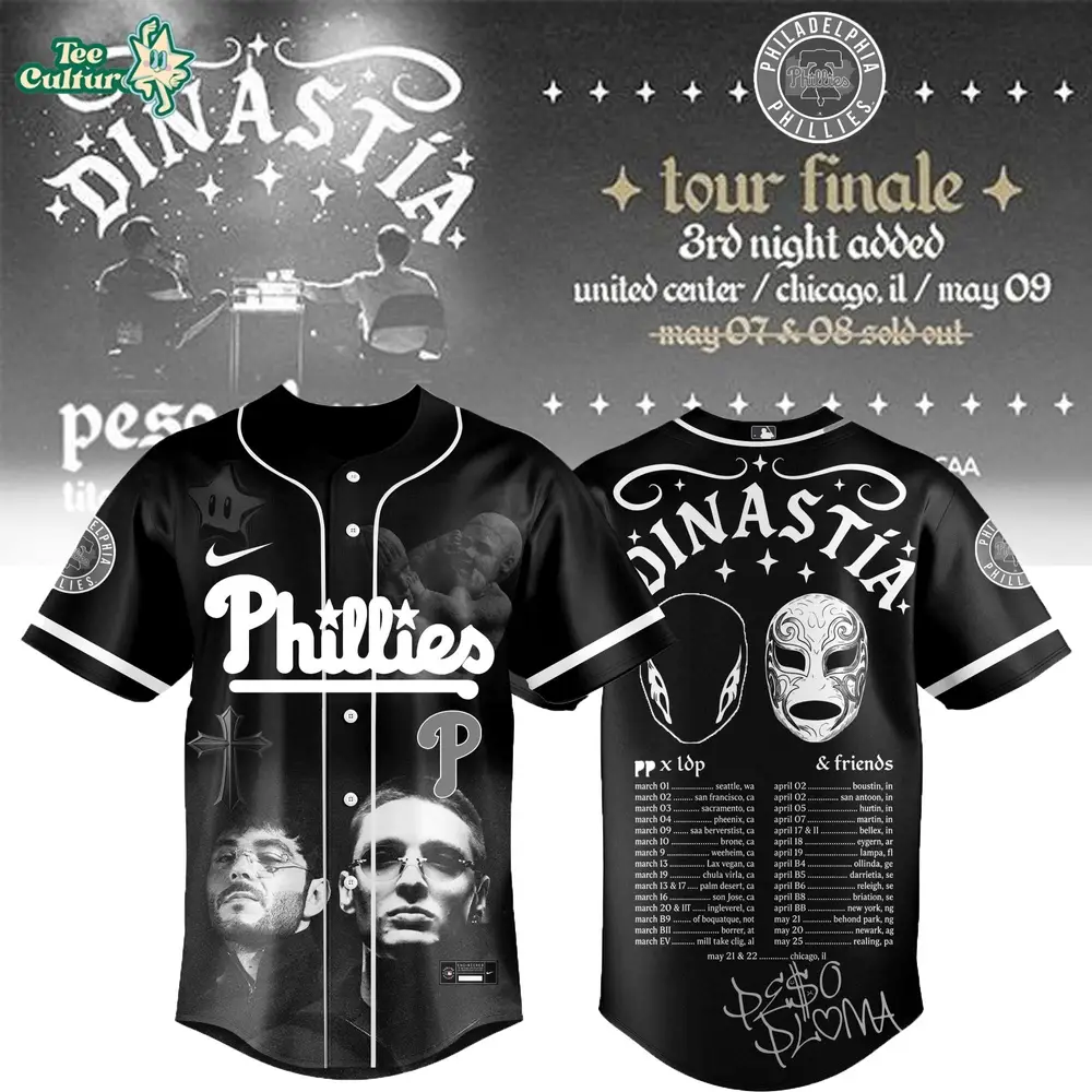 Philadelphia Phillies MLB x Dinastía Tour Jersey Limited Edition