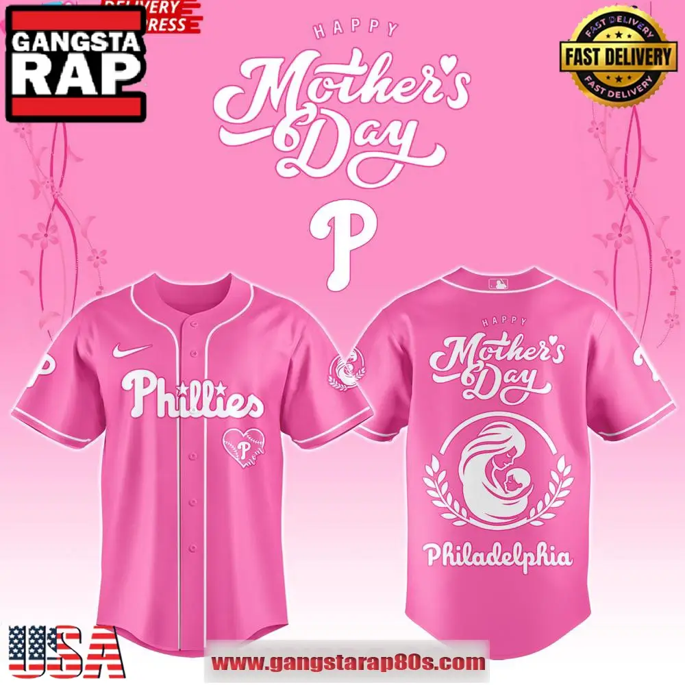 Philadelphia Phillies Mothers Day 2025 Baseball Jersey Shirt Philadelphia Phillies Mothers Day 2025 Baseball Jersey Shirt - Image 1