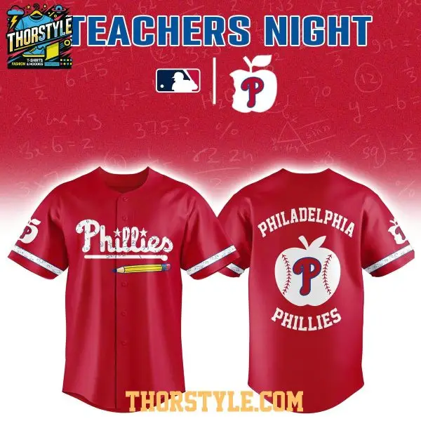 Philadelphia Phillies Teacher Appreciation Night 2026 Personalized Baseball Jersey