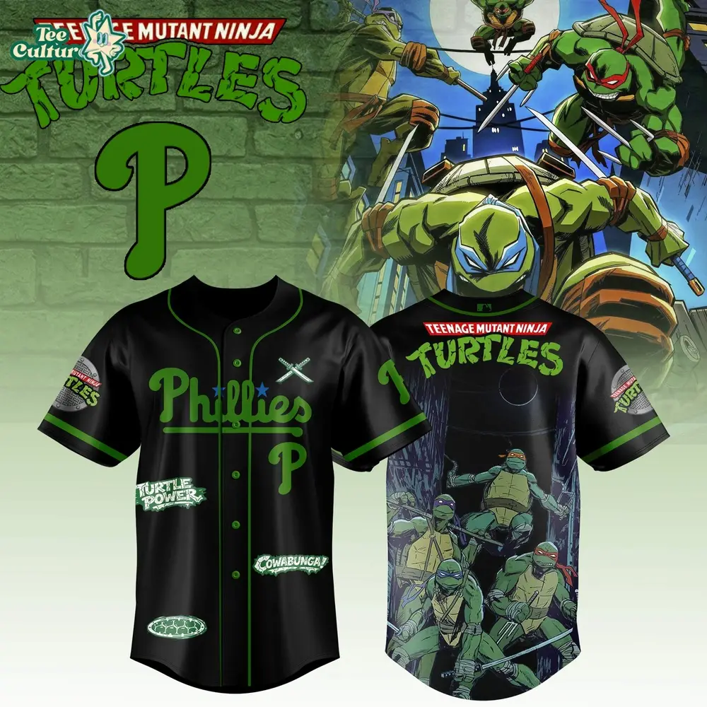 Philadelphia Phillies Teenage Mutant Ninja Turtles Inspired 2026 Limited Edition Baseball Jersey