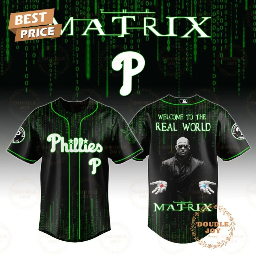 Philadelphia Phillies X Matrix "Welcome To The Real World" 2025 Special Edition Baseball Jersey