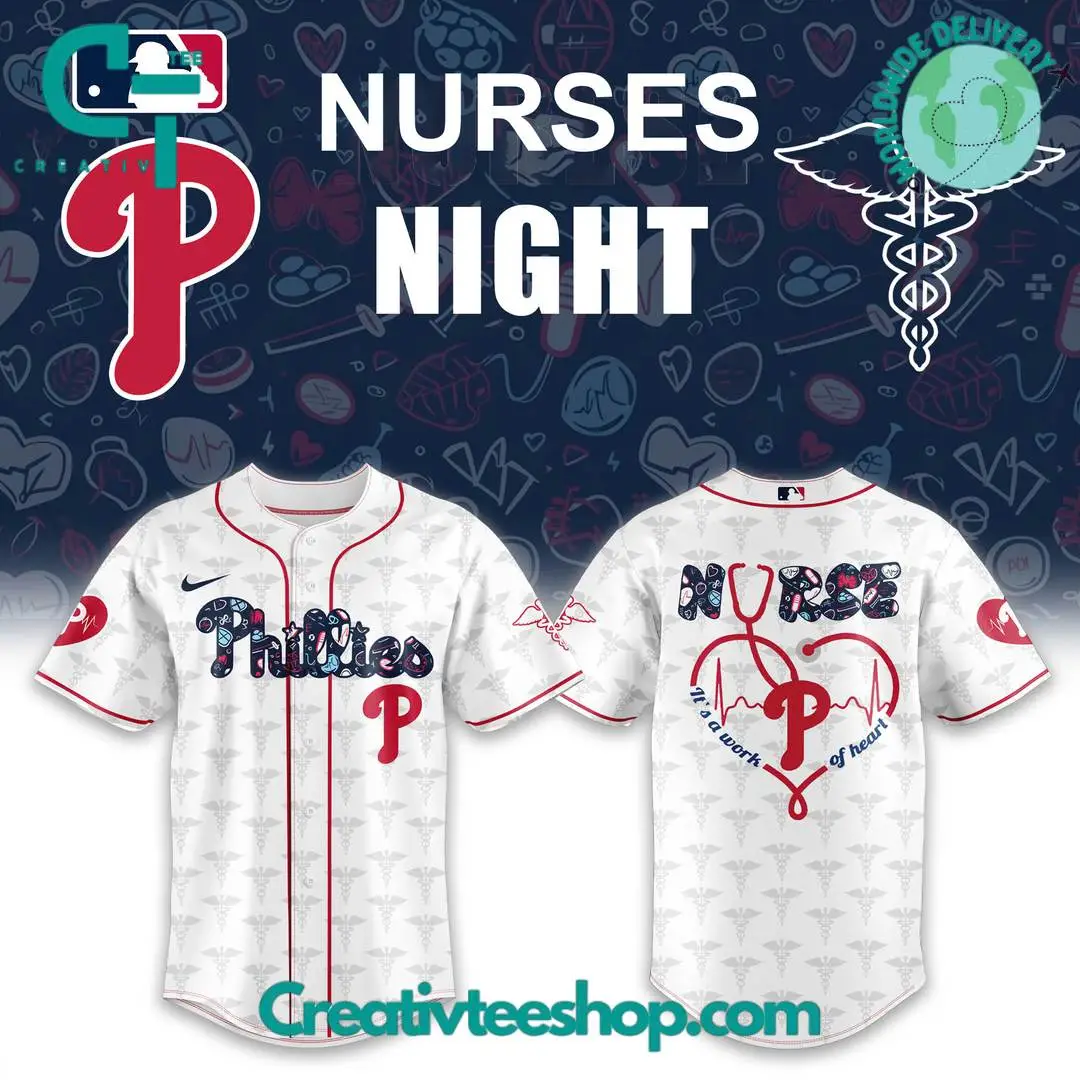 Philadelphia Phillies X Nurses Night Special Baseball Jersey