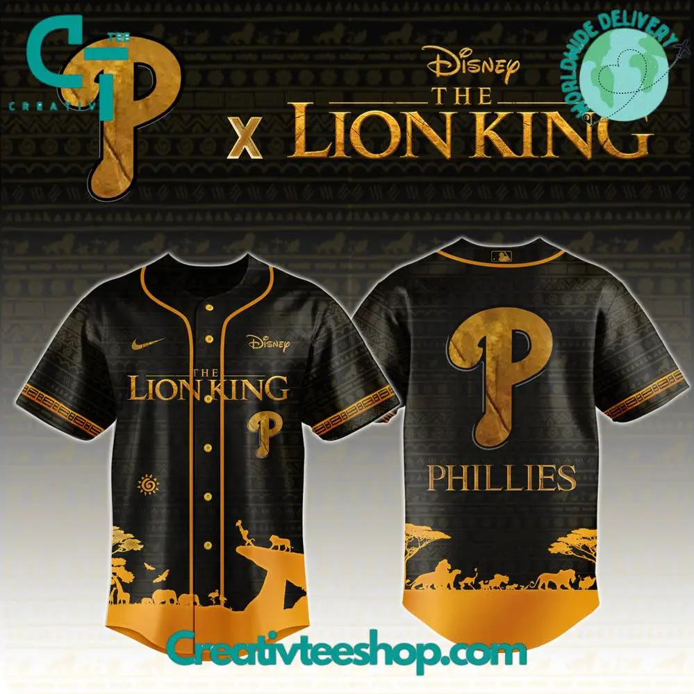 Philadelphia Phillies X The Lion King Limited Edition Baseball Jersey