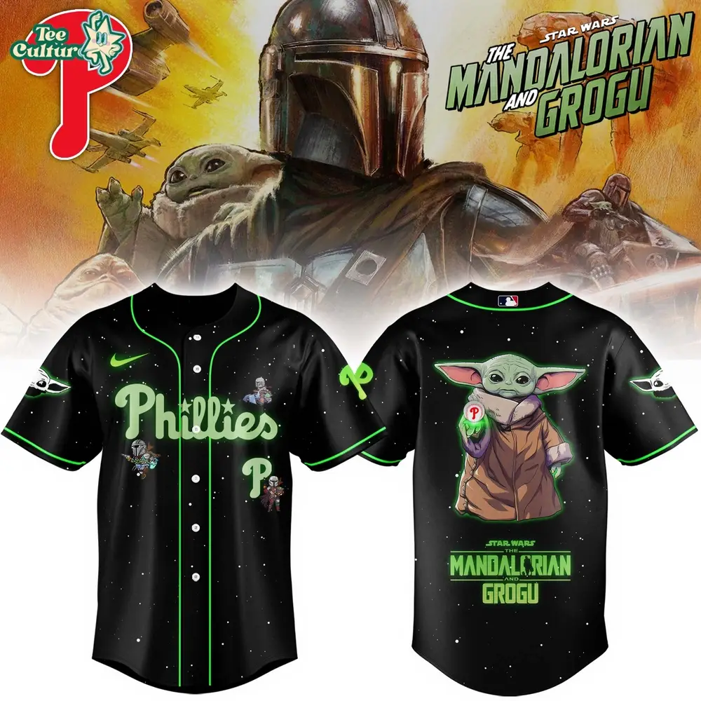 Philadelphia Phillies x The Mandalorian & Grogu Collector Baseball Jersey