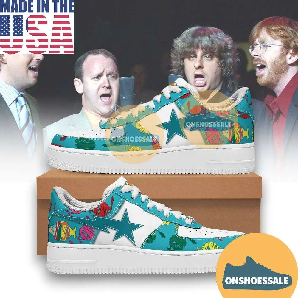 Phish Rock Band Nike Air Force 1 Shoes - Best Gift Shoes