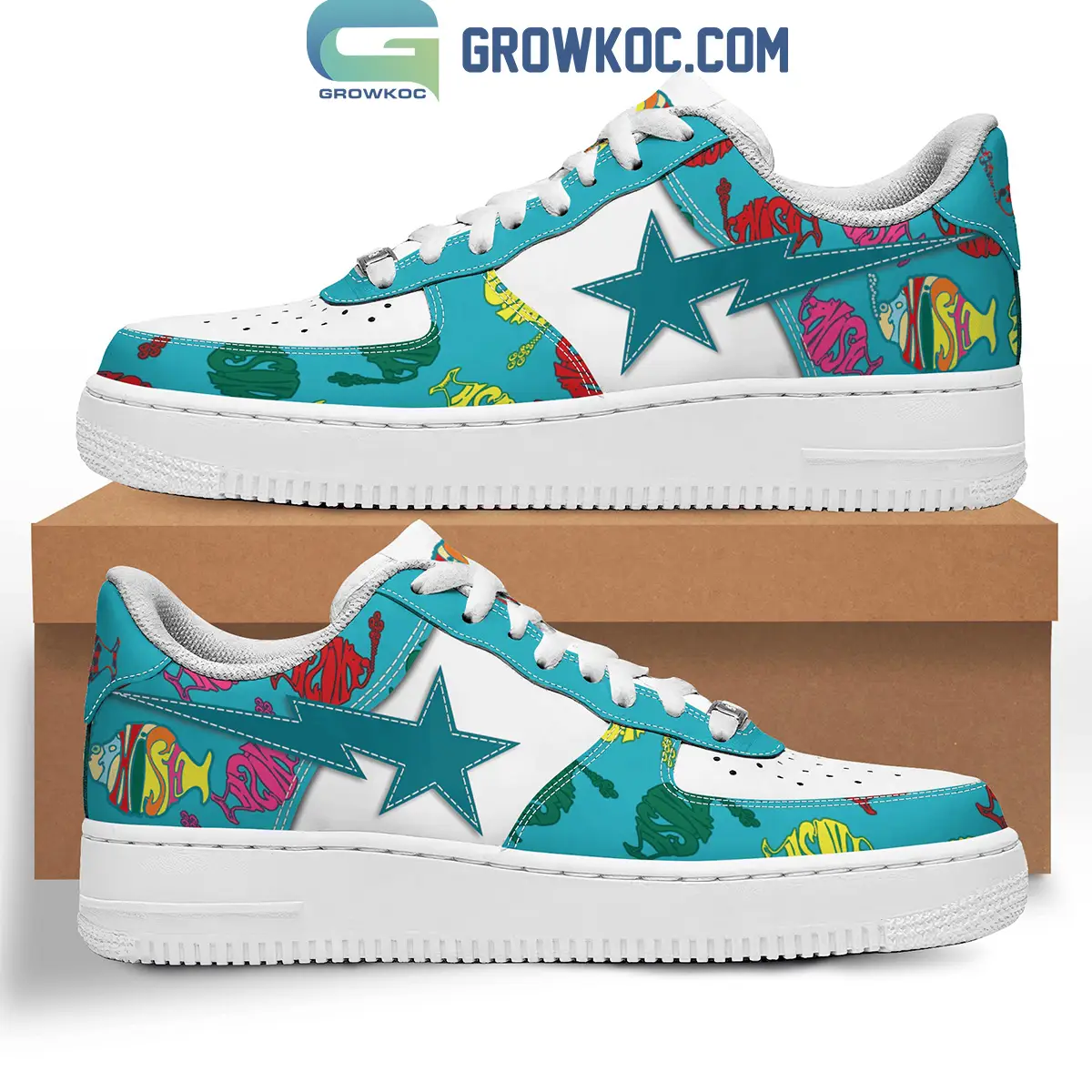 Phish You Enjoy Myself Air Force 1 Shoes