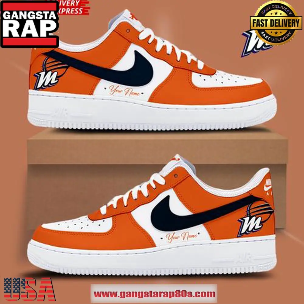 Phoenix Mercury WNBA 2025 Custom Air Force 1 Running Sneakers Shoes Phoenix Mercury WNBA 2025 Custom Air Force 1 Running Sneakers Shoes - Image 1