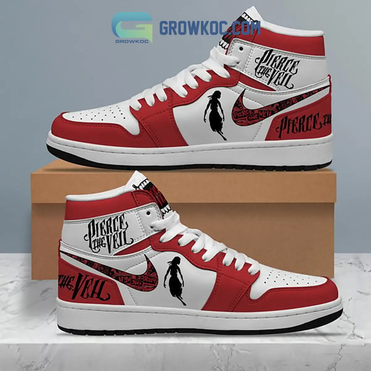 Pierce The Veil Love Air Jordan 1 Shoes
