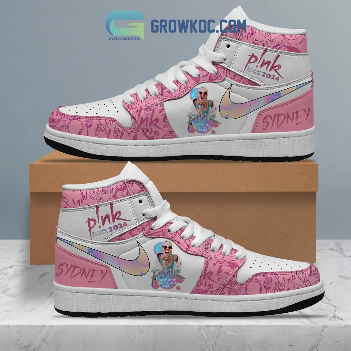 Pink 2024 Team Love Air Jordan 1 Shoes