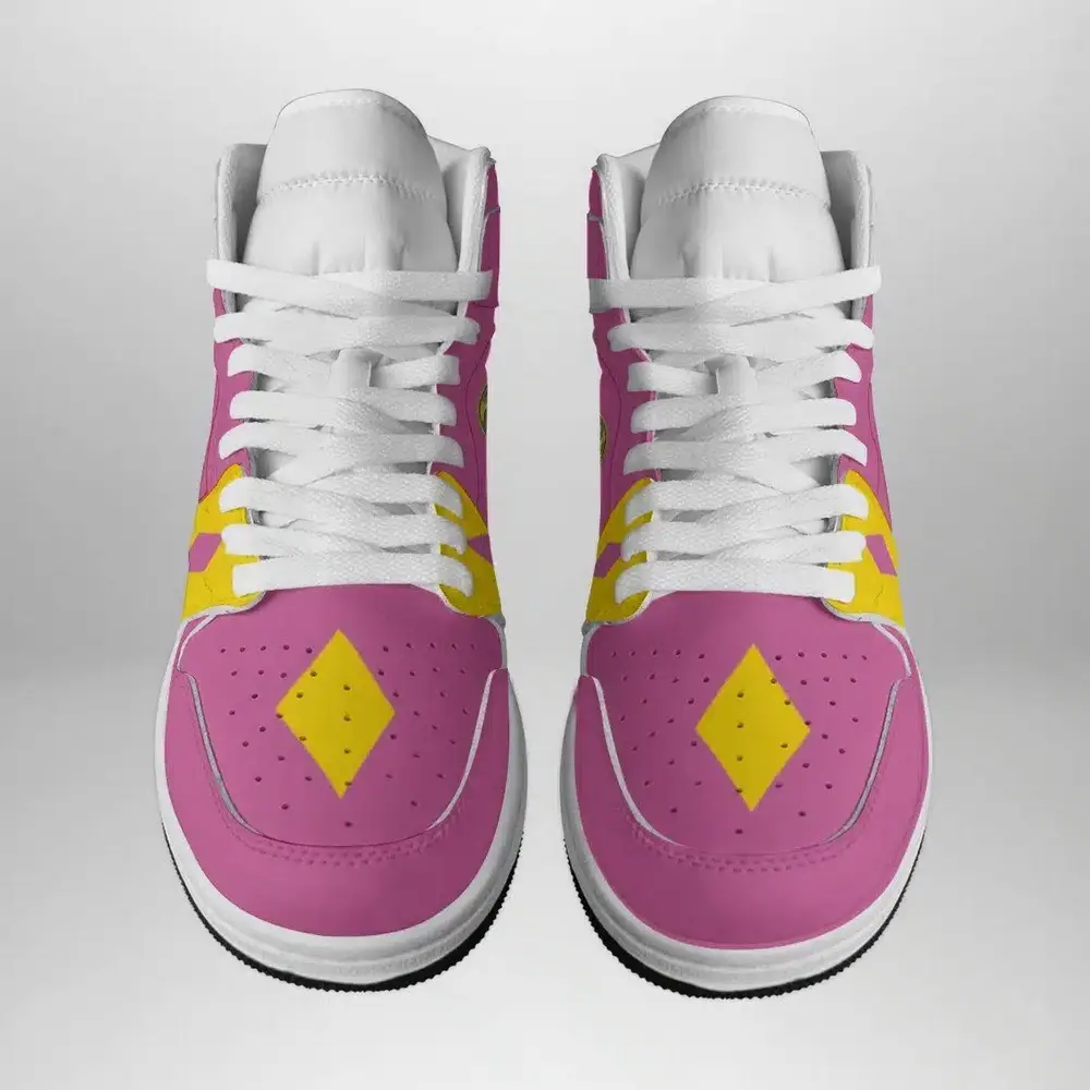 Pink Ranger Ninjetti Power Rangers AJ1 High Top Shoes