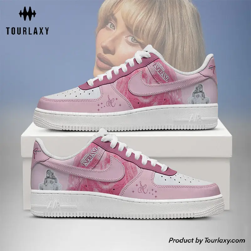 Pink Sabrina Carpenter Air Force 1 Shoes 